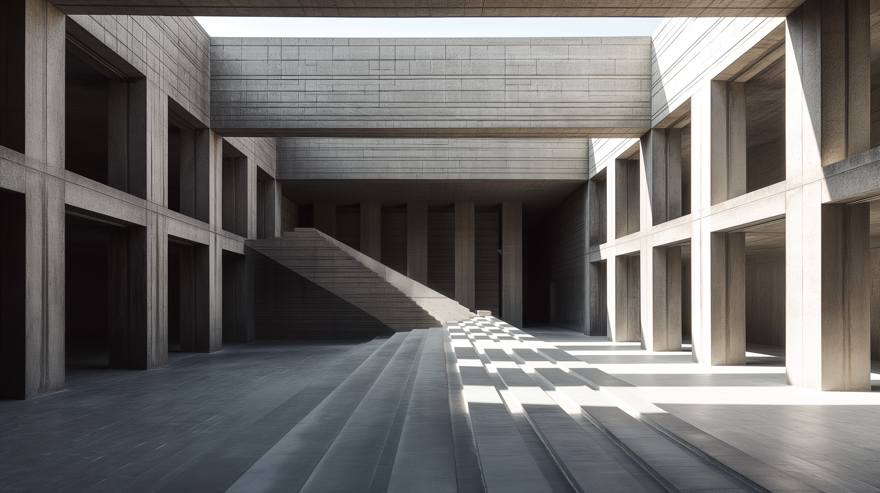 minimalist architectural editorial image representing the builders journal and builder mindset